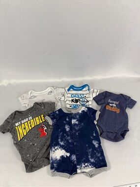 Baby Boys 5piece NB Onsie set from various brands